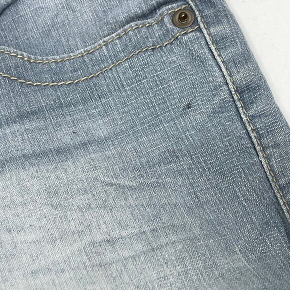 True Love Skinny Jeans Womens Size 27 Light Blue Denim Low Rise Cotton BLEMISH - Picture 6 of 7